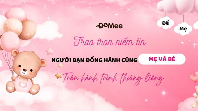 Thiết kế banner cho Demee