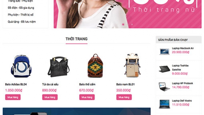Thiết kế website Bizmark