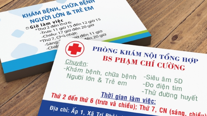 Thiết kế Card Visit theo y&ecirc;u cầu