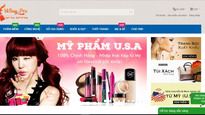 Thiết kế Website WBuy.Pro