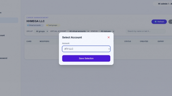 Tool quản l&yacute; accout Slash Bank