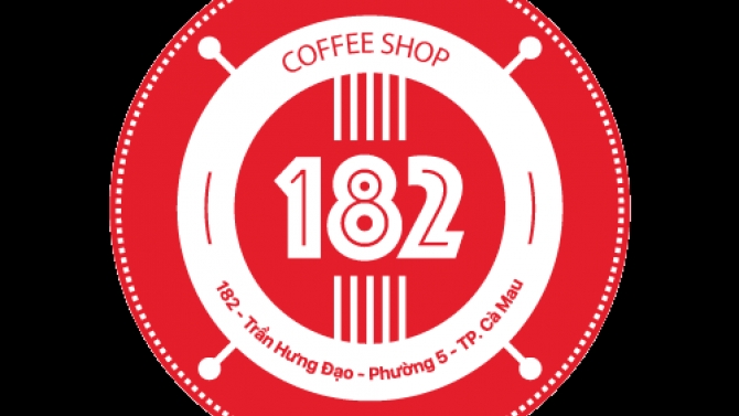 Logo qu&aacute;n cafe 182