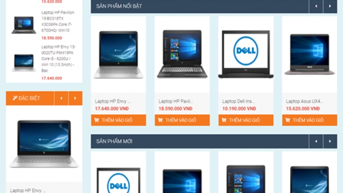 Website Quản L&yacute; B&aacute;n H&agrave;ng