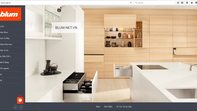 Thiết kế website thương mại điện tử Blum.net.vn