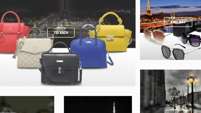 Thiết kế website elly.vn