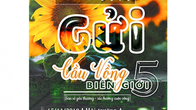 Flyer - Đ&ecirc;m nhạc g&acirc;y quỹ Gửi