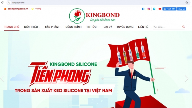 Thiết kế website Kingbond
