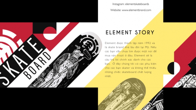 Brochure Element skateboarding