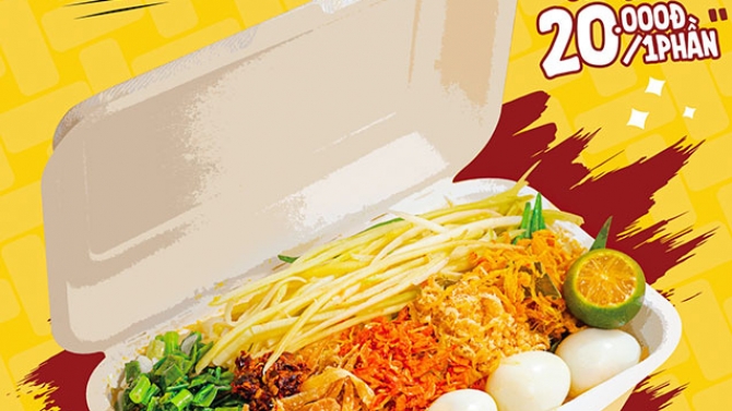 c&ocirc; ba - b&aacute;nh tr&aacute;ng trộn