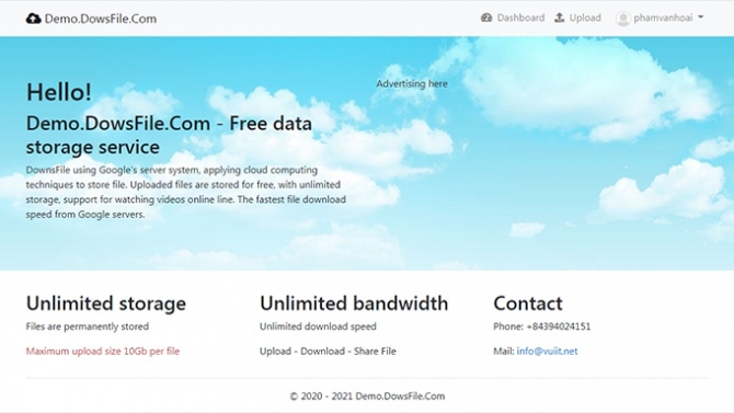 Thiết kế website Upload v&agrave; Download API Google Drive