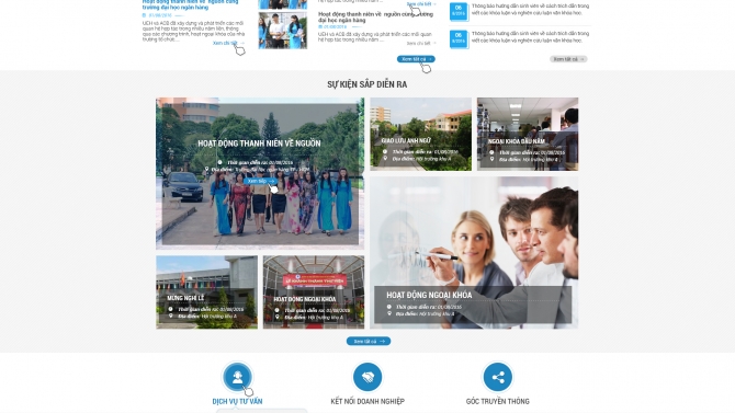 Website đại học ng&acirc;n h&agrave;ng