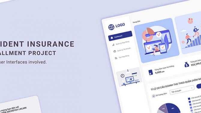 Hệ thống CRM - Quản l&yacute; hợp đồng bảo hiểm trả g&oacute;p