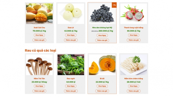 Website Si&ecirc;u thị mini