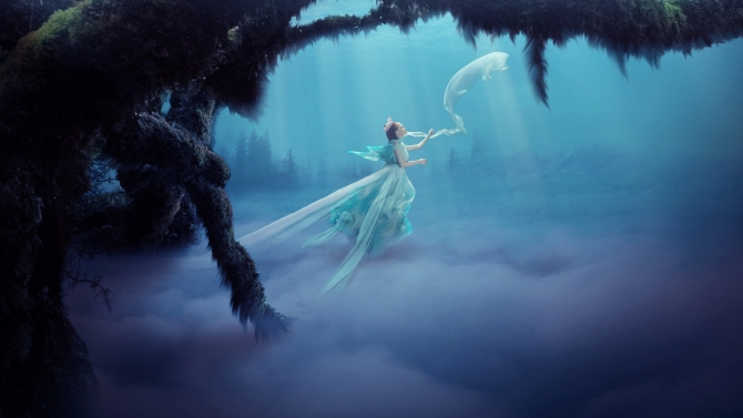 Thiết kế ảnh Manipulation - The Heaven Sea