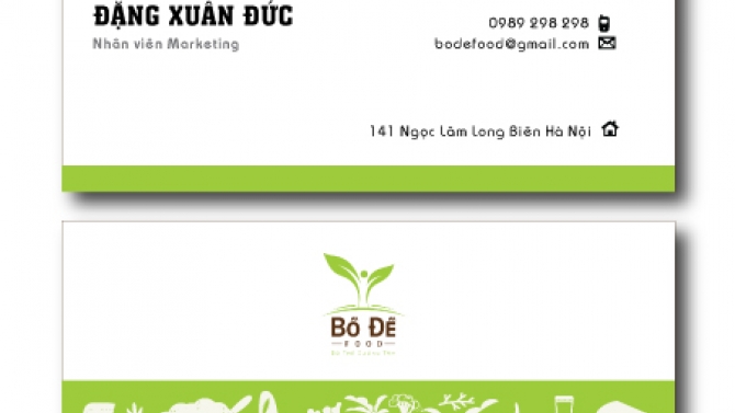 Cardvisit Bồ Đề Food
