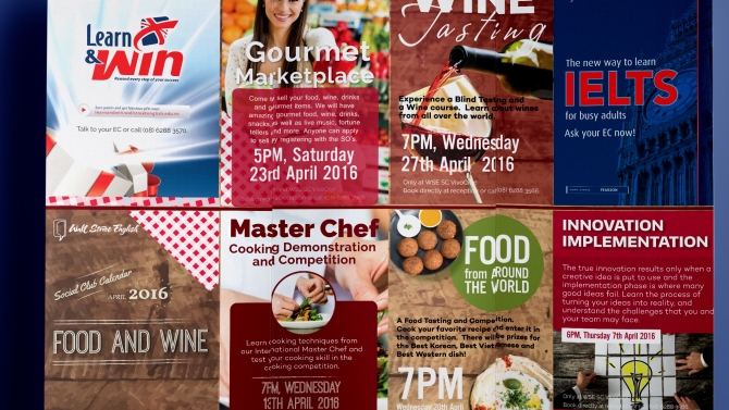 Thiết kế A3 Flyer - Wall Street English VN