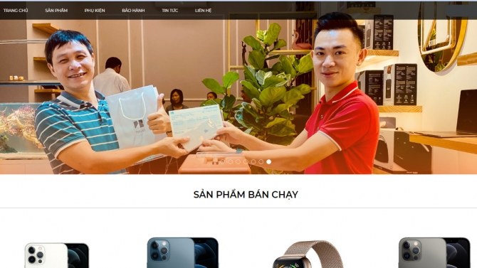 website điện thoại