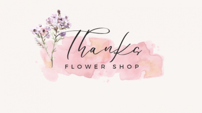 thiết kế logo tiệm hoa