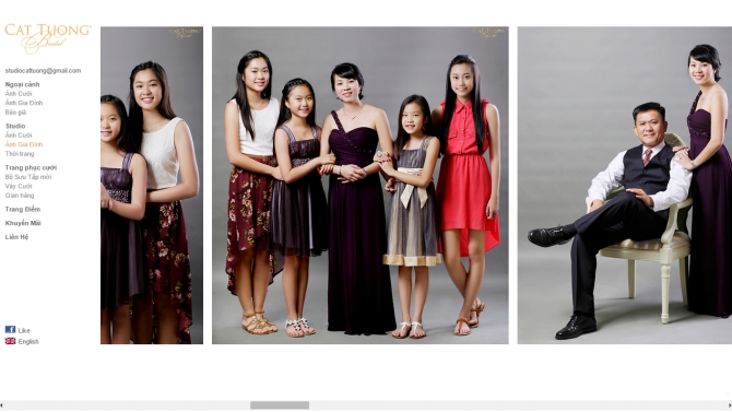 &Aacute;o cưới c&aacute;t tường