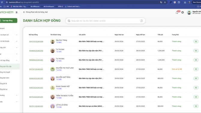 Lập tr&igrave;nh Website b&aacute;n bảo hiểm online