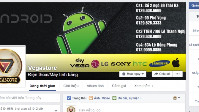 Admin Fanpage Vegaviet