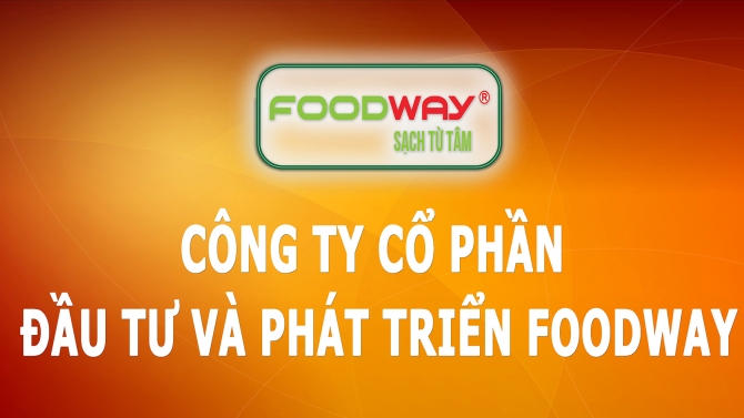 Thiết kế logo v&agrave; banner C&ocirc;ng ty CP Đầu tư & Ph&aacute;t triển FOODWAY