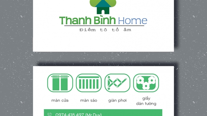 Bussiness card M&agrave;n cửa Thanh B&igrave;nh