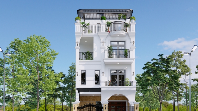 Thiết kế nh&agrave; phố