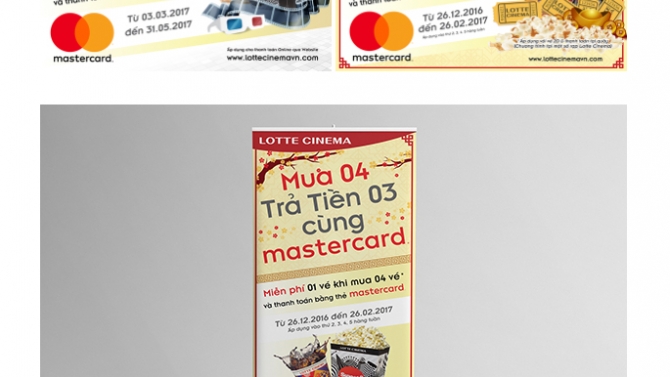 MUA 2 TRẢ TIỀN 1 C&Ugrave;NG MASTERCARD