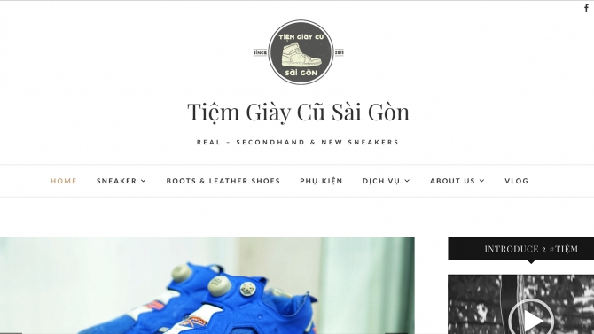 Thiết kế website B&aacute;n Gi&agrave;y