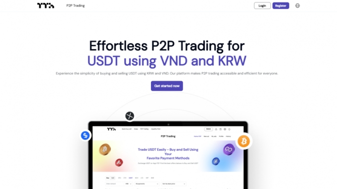 Website p2p crypto currency