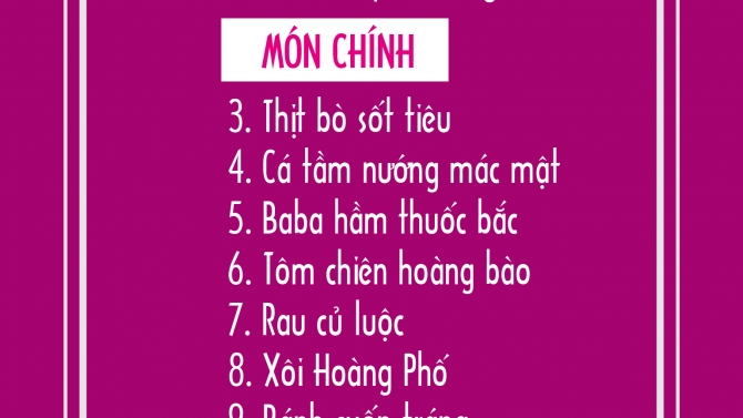 Thiết kế ấn phẩm tiệc cưới