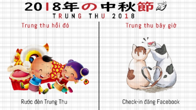 Thiết kế project Trung Thu Xưa & Nay