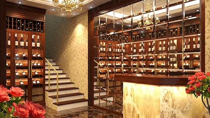 thiết kế sảnh bar vedette - L&yacute; Thường Kiệt