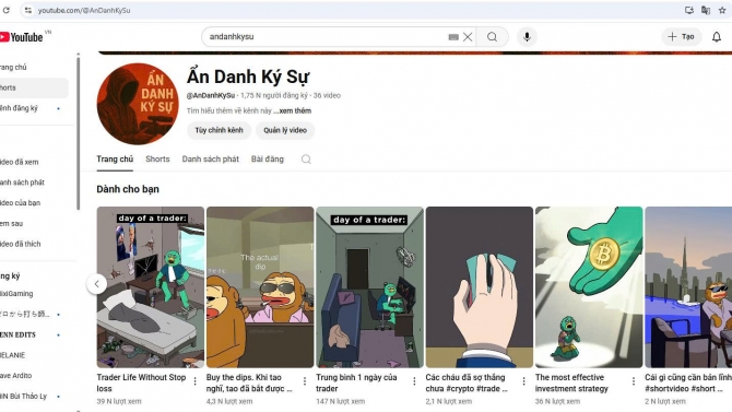 Quản l&yacute; nội dung Youtube