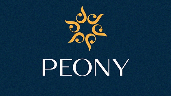 Thiết kế logo v&aacute;y cưới PEONY