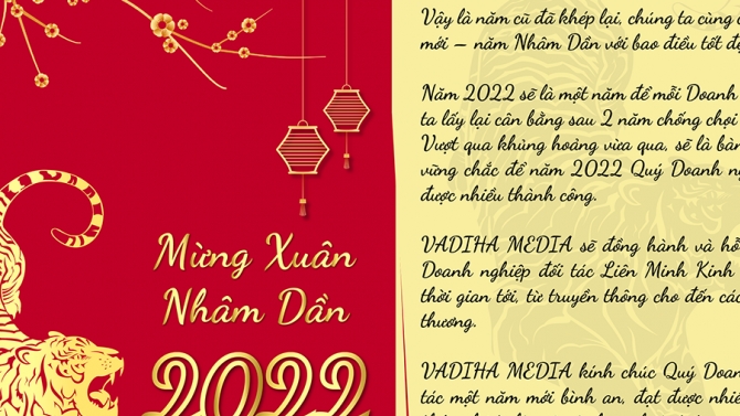 Thư ch&uacute;c Tết 2