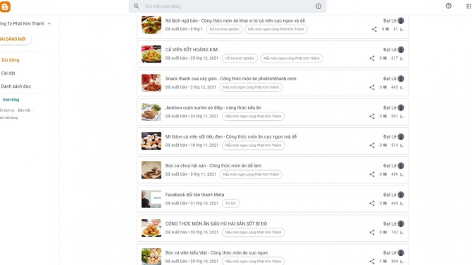 Content for blog and website