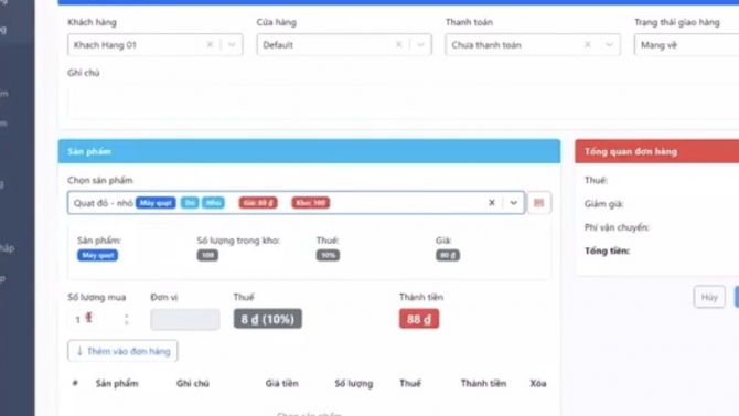 POS - Point of sale - Phần mềm b&aacute;n h&agrave;ng