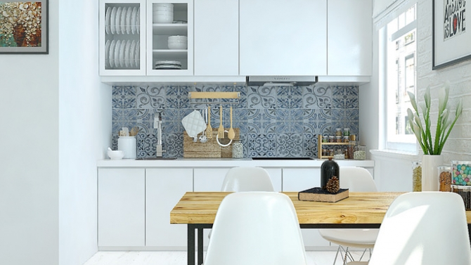 Nội thất căn hộ Scandinavian 50m2