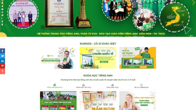 website https://sunkidsvn.edu.vn