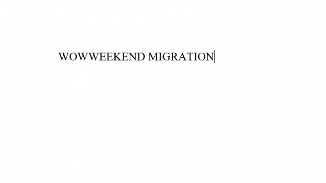 Migrate WWK Website sang nền tảng mới