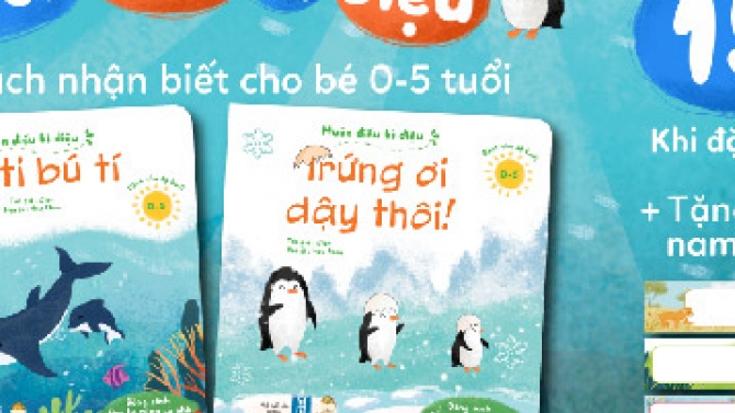 Thiết kế banner Pre-order sản phẩm mới LIONBOOKS