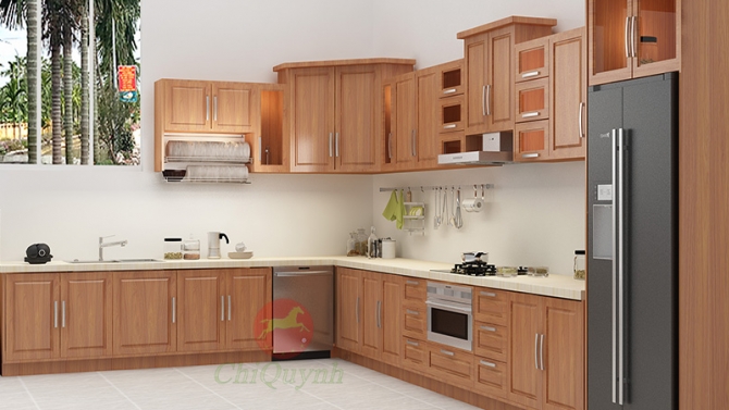 Vẽ 3D tủ bếp
