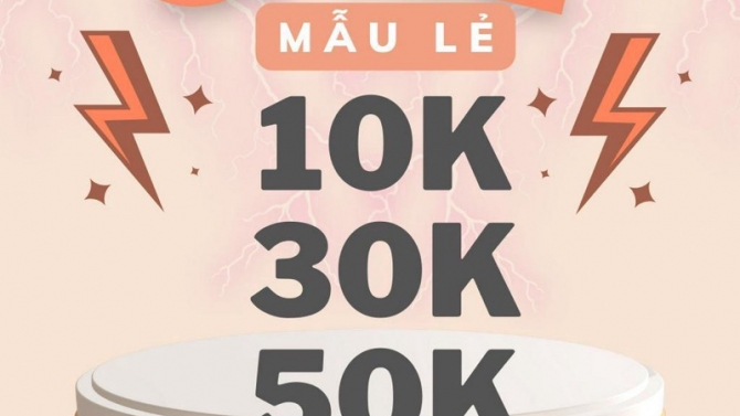 Thiết kế poster sale thời trang