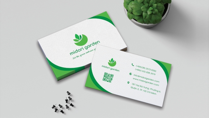 Thiết kế bộ nhận diện thương hiệu - Midori Garden