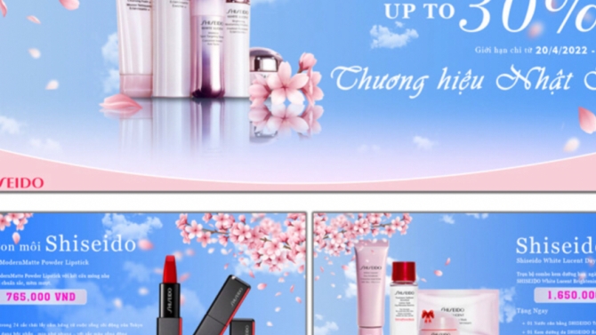 Banner mỹ phẩm