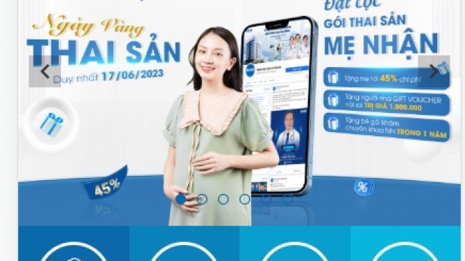 Website bệnh viện Quốc Tế Dolife