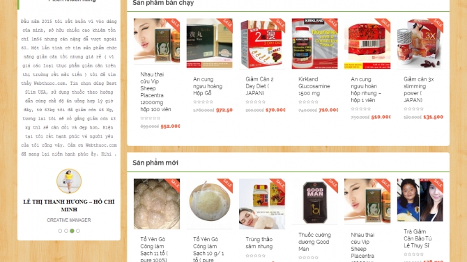 Thiết kế website Webthuoc