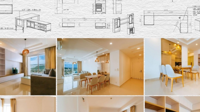 Thiết kế nội thất chung cư - nh&agrave; ở